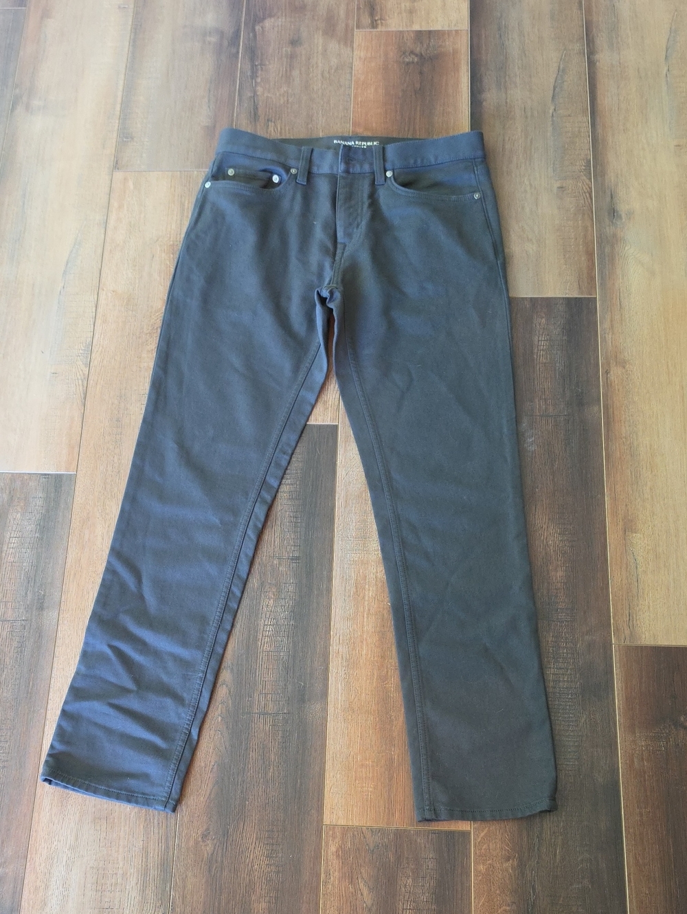 Banana Republic Men's Slim Straight Black Jeans